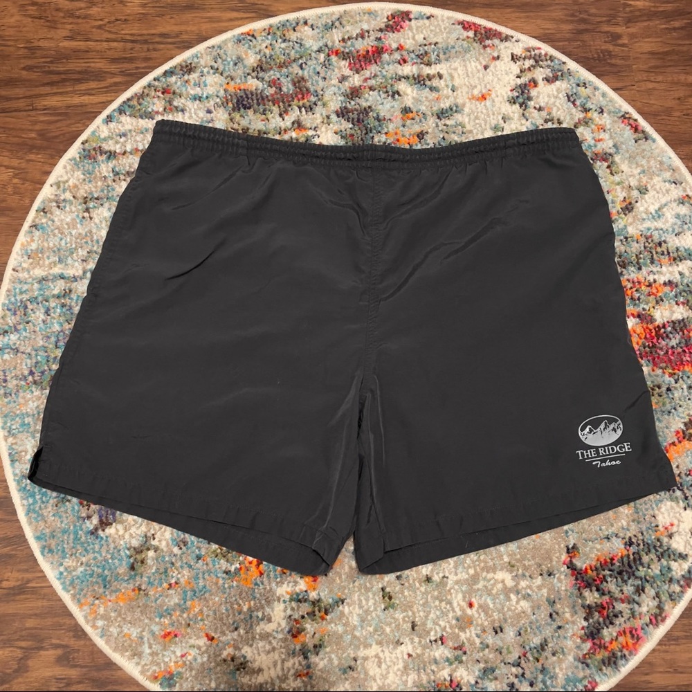 Vintage 90s The Ridge Tahoe Nylon Lined Swim Trunks Shorts Gear For Sports Large